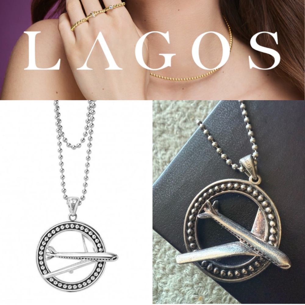 LAGOS Airplane Pendant Necklace
